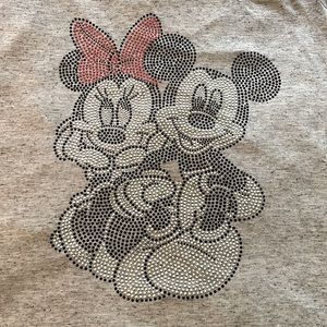 Disney Mickey/Minnie sequin top Size M
